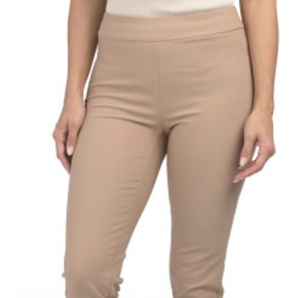 Rachel Zoe 14-16 Camel Pull On Skinny Fit Ankle Pants - Picture 4 of 4